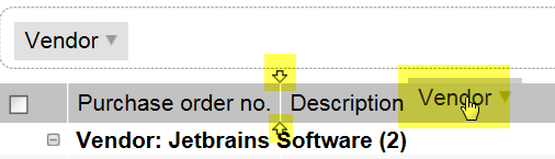 Grouping adjustment
